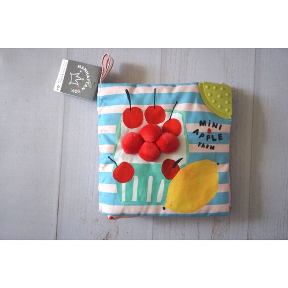Manhattan Toy Mini-Apple Farm Soft Activity Crinkle Book Babies & Toddler - NWT - Picture 5 of 13